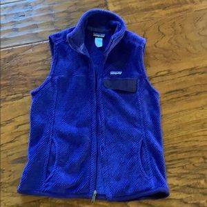 Purple patagonia vest sz medium